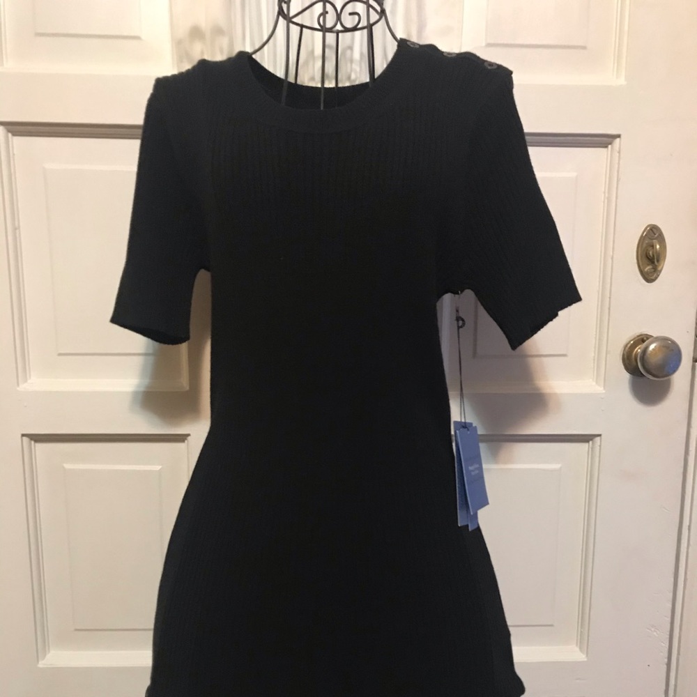 - -NWT Simply Vera by Vera Wang Black Knit To…
